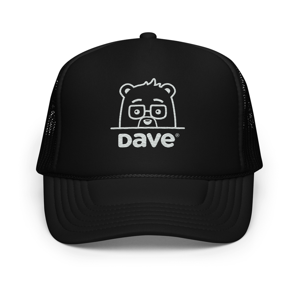 Dave Embroidered Foam Trucker Hat