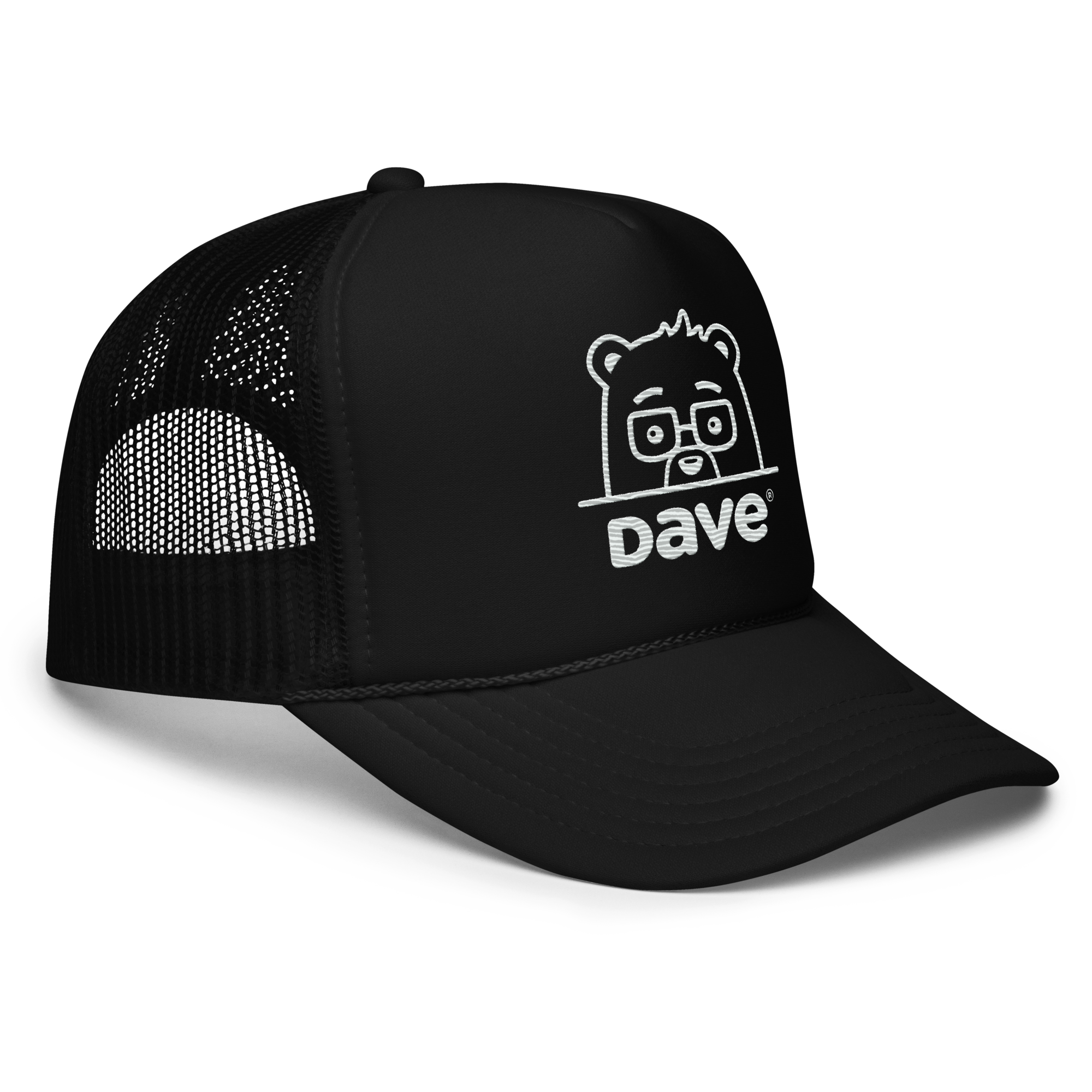 Dave Embroidered Foam Trucker Hat