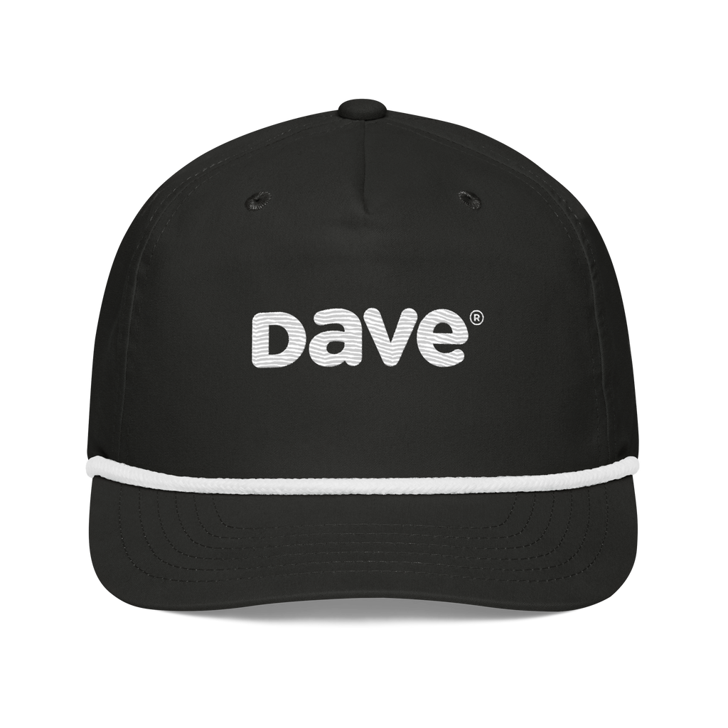Dave Embroidered Rope Snapback Hat