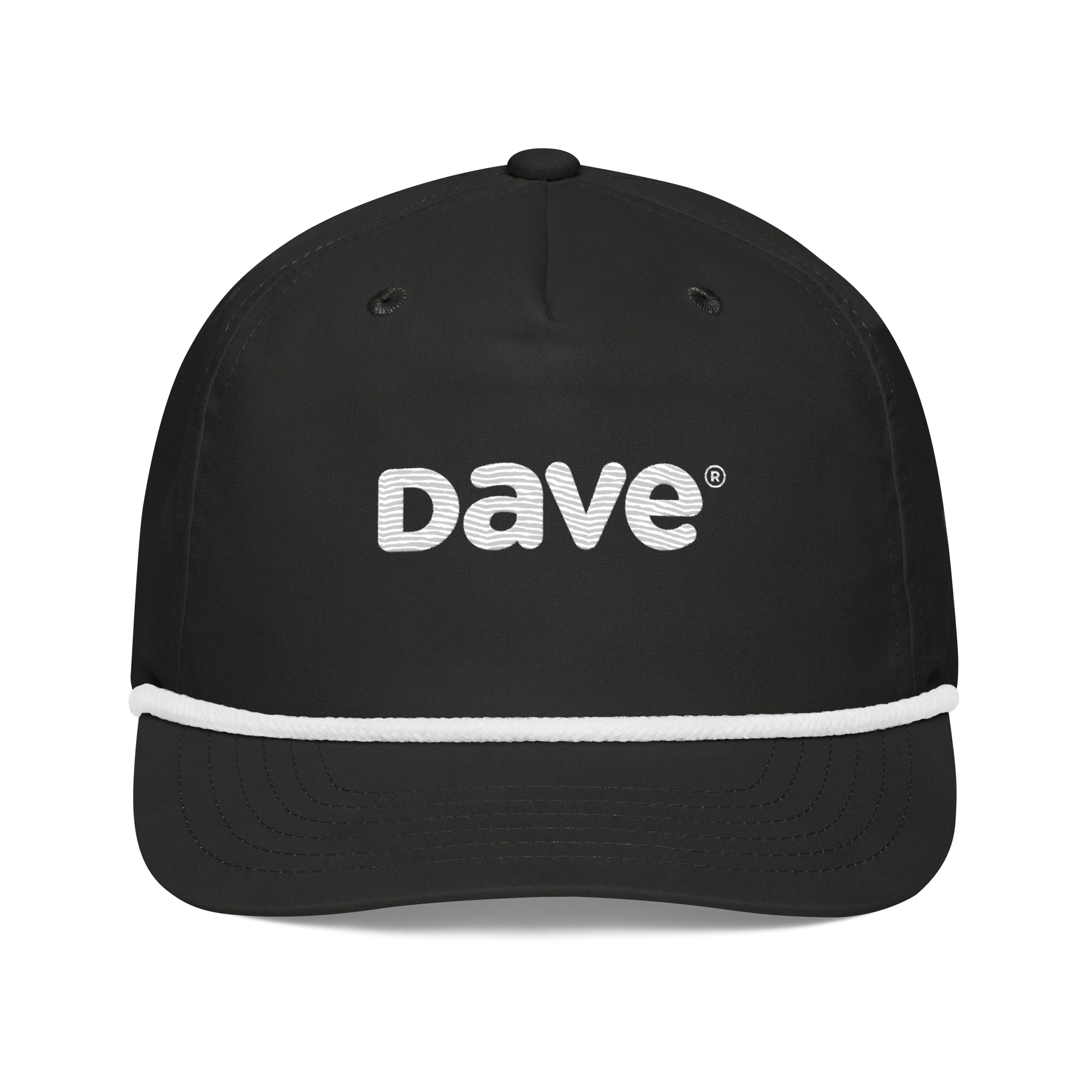 Dave Embroidered Rope Snapback Hat