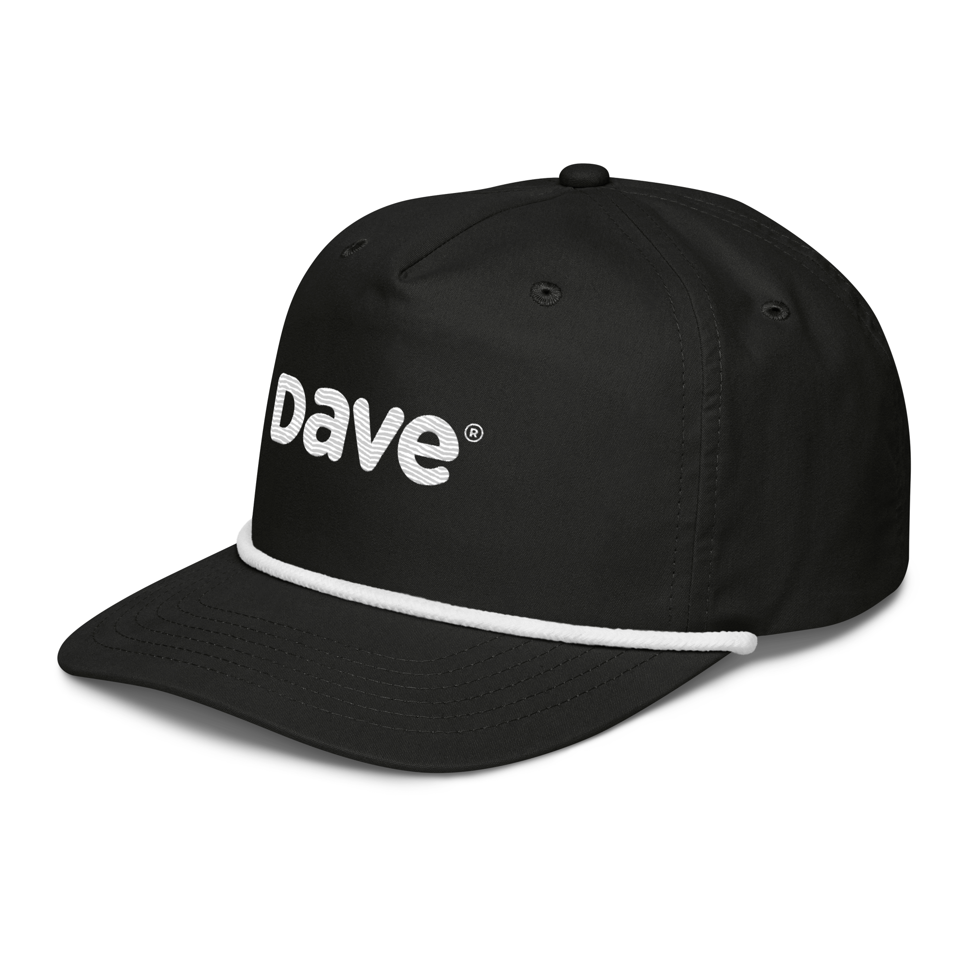 Dave Embroidered Rope Snapback Hat