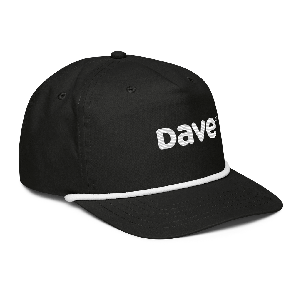 Dave Embroidered Rope Snapback Hat